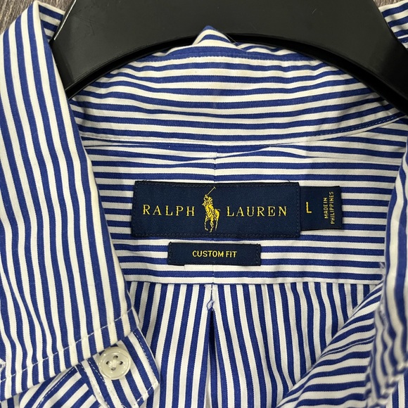 Ralph Lauren Polo Blue Button Down Size L - Picture 4 of 6